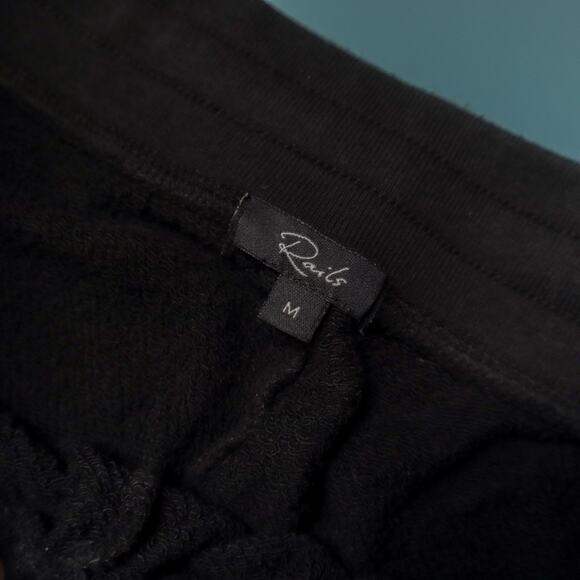 Rails Kingston Black Star Embroidered Matching Lounge Sweat Set Size Medium - Picture 5 of 14